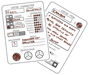 Character Cards for Locus