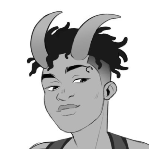 Icon of VJ Harris with Horns
