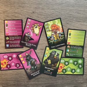 Dungeon Mayhem Action Cards