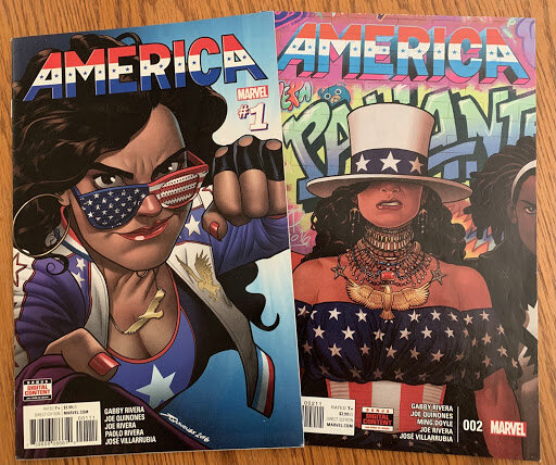 America Comic Book Covers