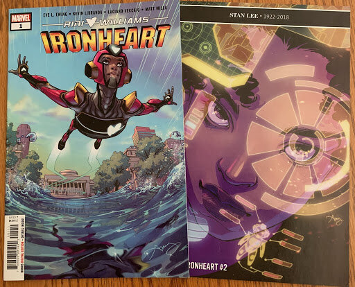 Ironheart Comic Book Covers