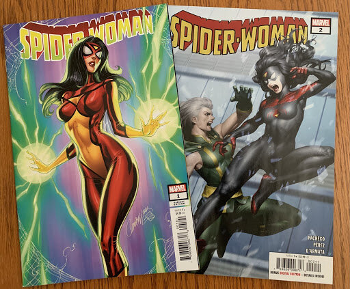 Spider Woman Comic Book Covers