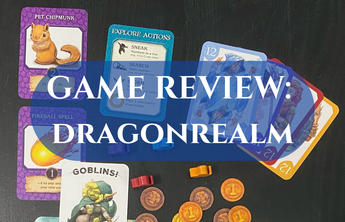 text reads Game Review: Dragonrealm