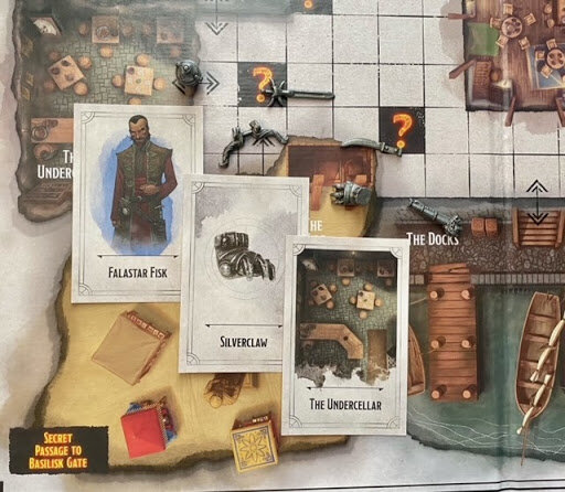 Pictured: Six Clue weapons on top of the game board.