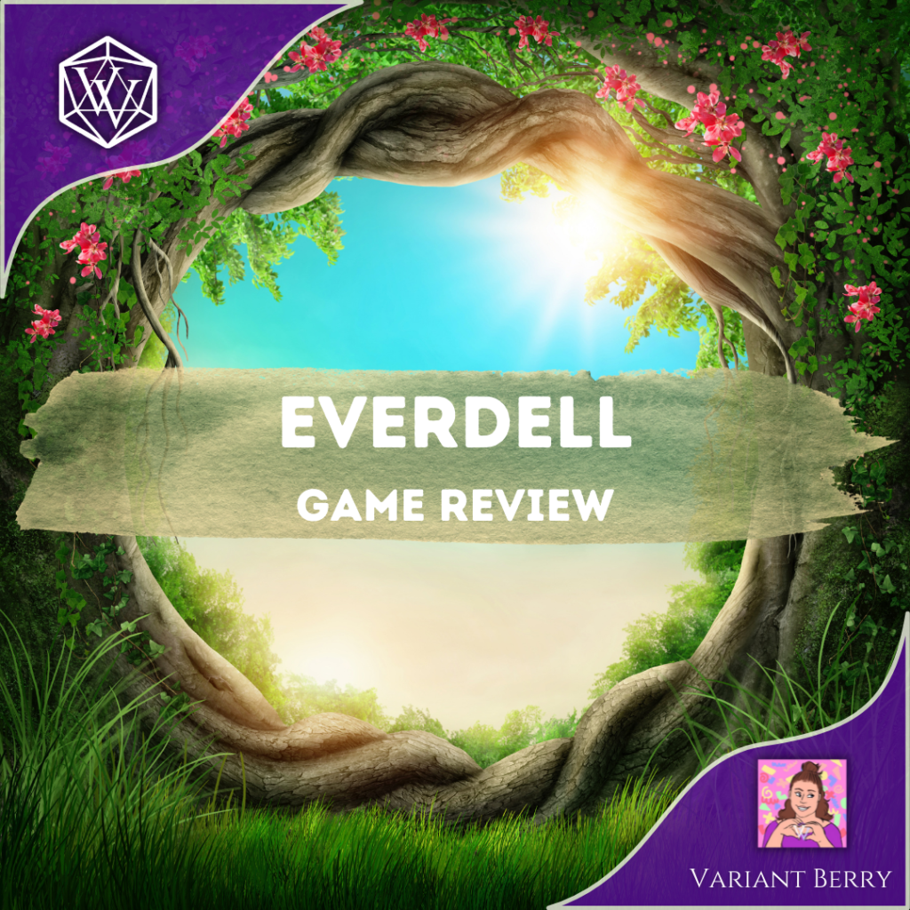 Text reads: Everdell Game Review