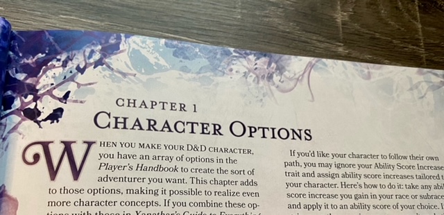 Chapter 1 Character Options