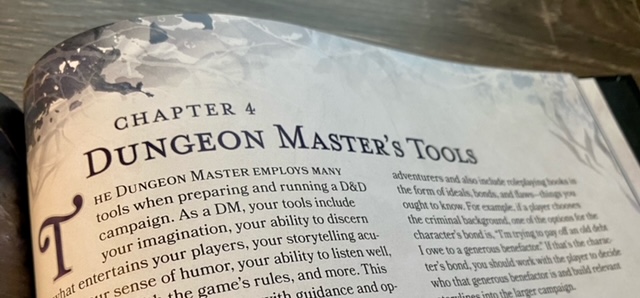 Chapter 4: Dungeon Master's Tools