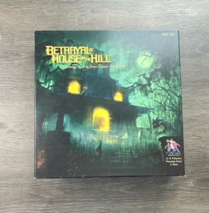 Game box for Betrayal at House on the Hill