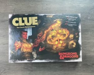 Game Box for Clue Dungeons and Dragons edition