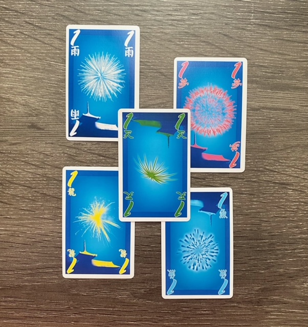 Hanabi 1 Cards of different colors