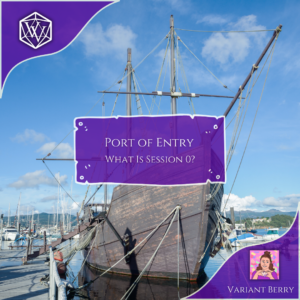 Text Reads- Port of Entry - What is session 0?