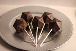 chocolate d20 pops