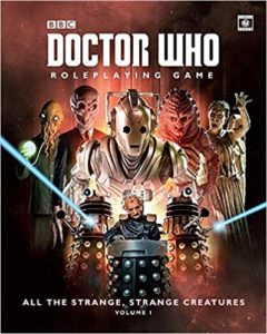 Doctor Who Roleplaying Game All the Strange Creatures Book Cover