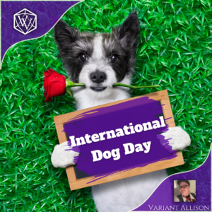Text reads: International Dog Day