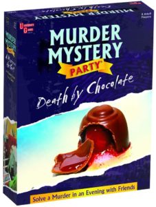 Game Box for Murder Mystery Party Death by Chocolate