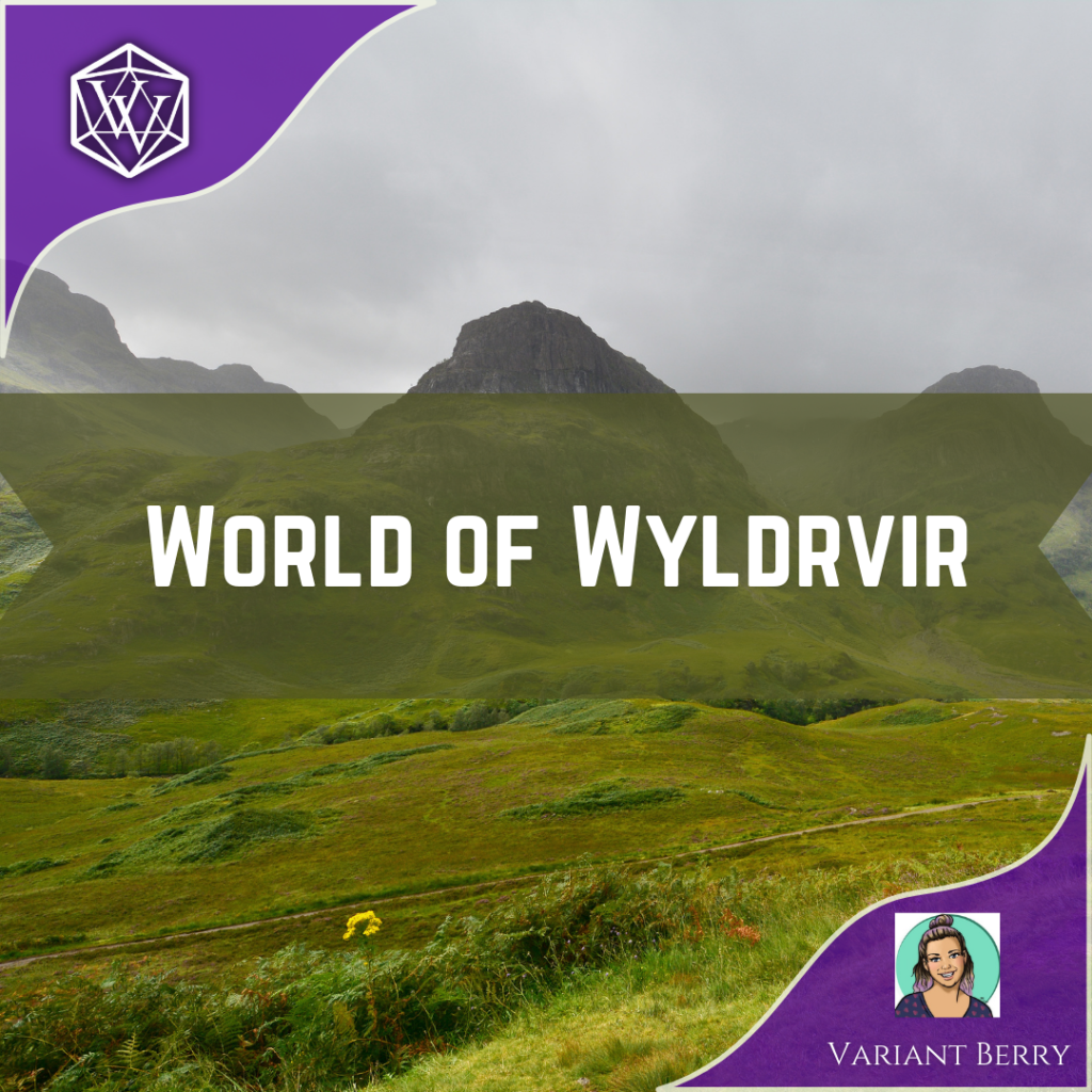 Text reads World of Wyldrvir